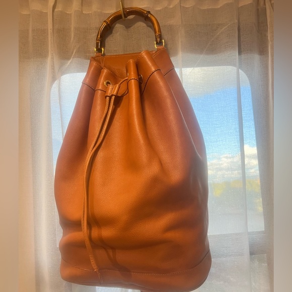 Gucci Bamboo Large Backpack Bag - Picture 1 of 13